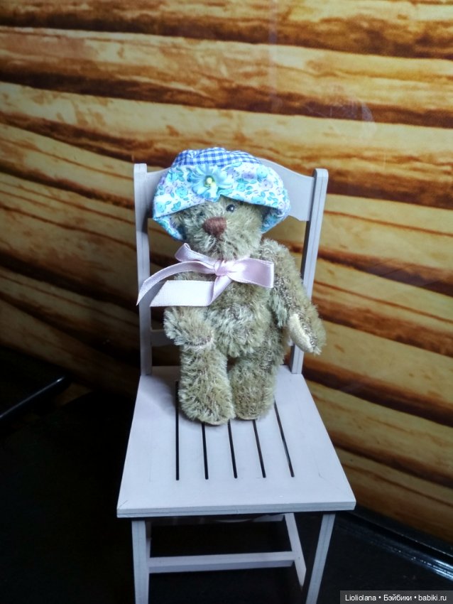 Медвежонок от Annette Funicello Bear. 100% мохер. 14 см (фото 3)