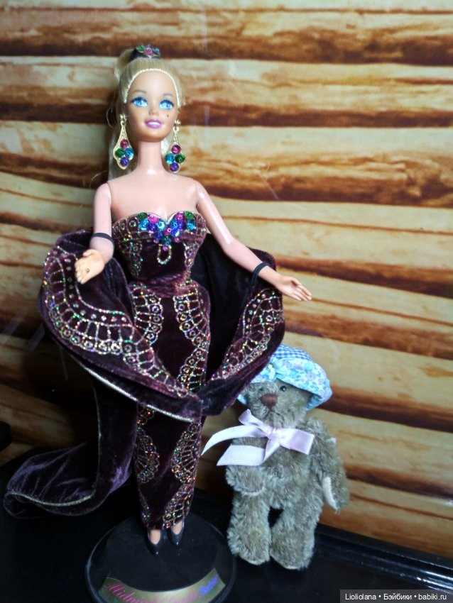 Медвежонок от Annette Funicello Bear. 100% мохер. 14 см (фото 10)