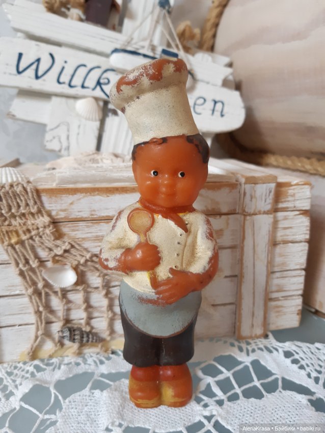 Резиновая игрушка повар ГДР