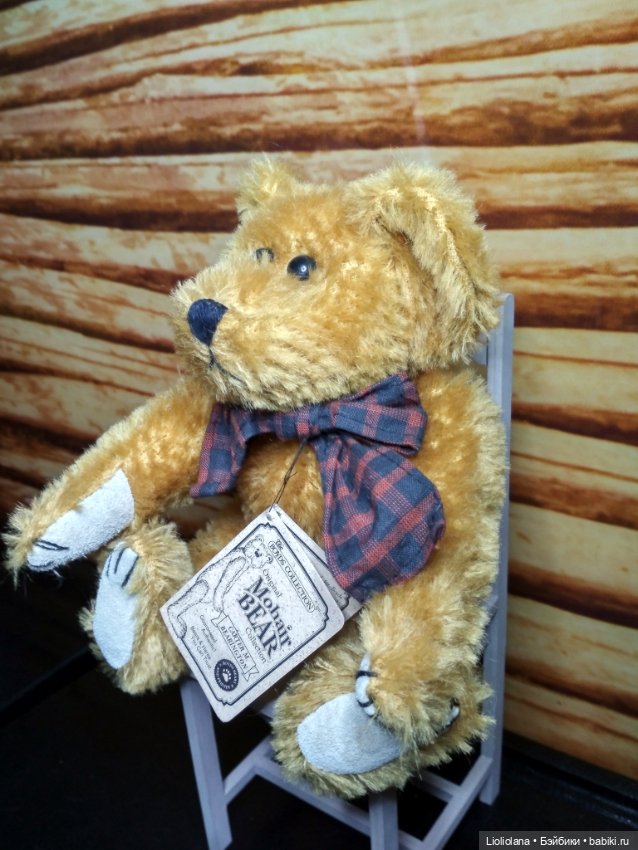 Медвежонок от Boyds Bears. Мохер. 24 см