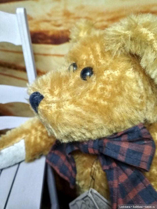 Медвежонок от Boyds Bears. Мохер. 24 см (фото 4)