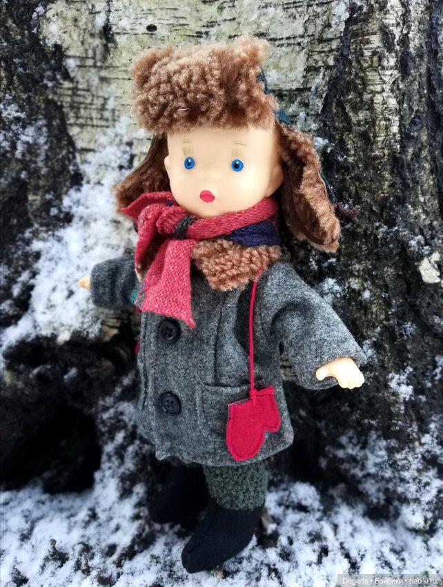 Кукла, пупс СССР "Вовка", Охтален