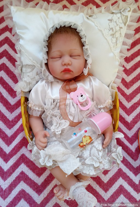 Кукла виниловая npk doll ньюборн реборн reborn newborn (фото 2)