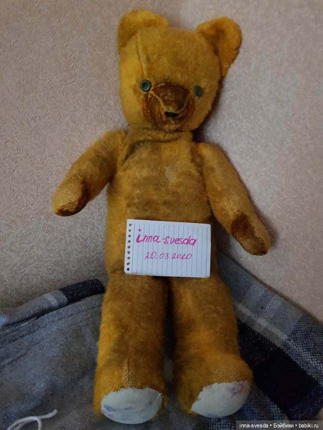 Старенький мишка из 70х годов