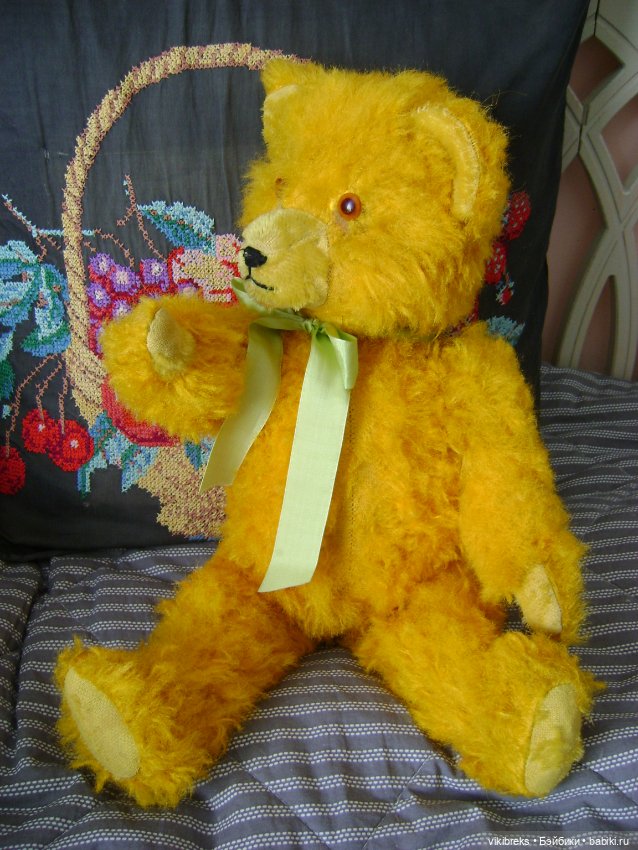 Мишка-желток ГДР 60-е гг. винтаж (фото 5)