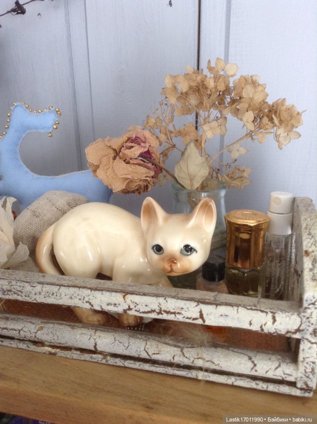 Фарфоровый котик — Статуэтки (фото 5)