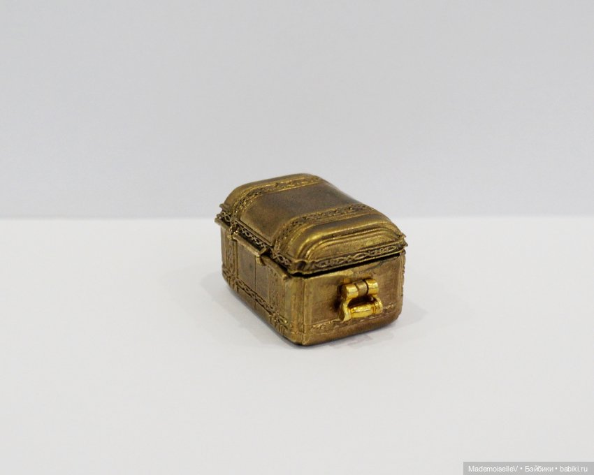 Латунный сундучок / ларец / шкатулка (фото 7)