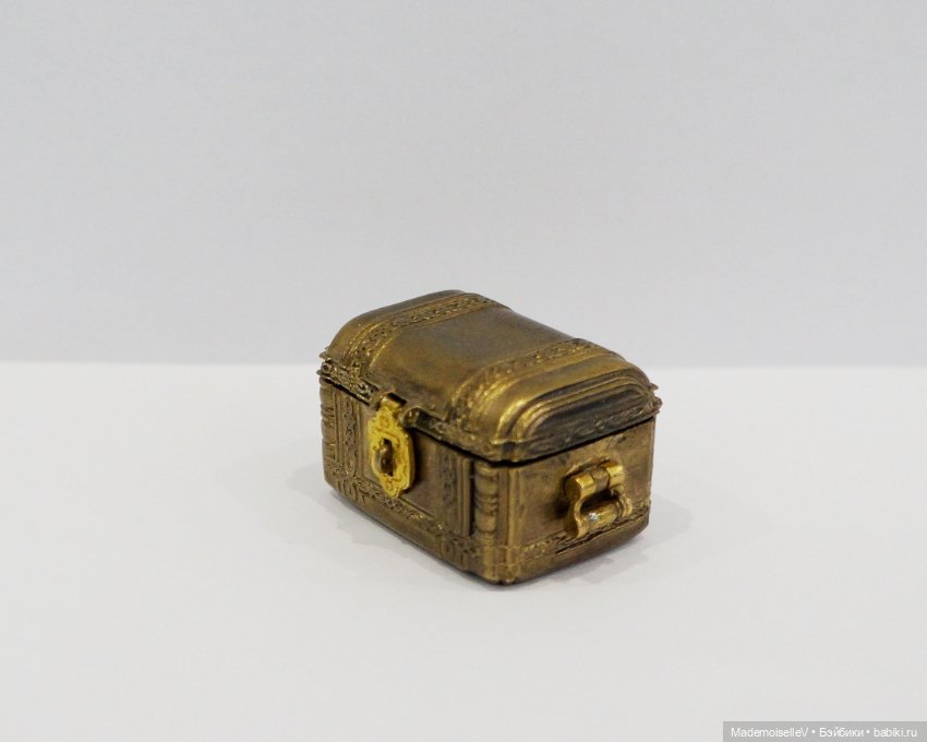 Латунный сундучок / ларец / шкатулка (фото 4)