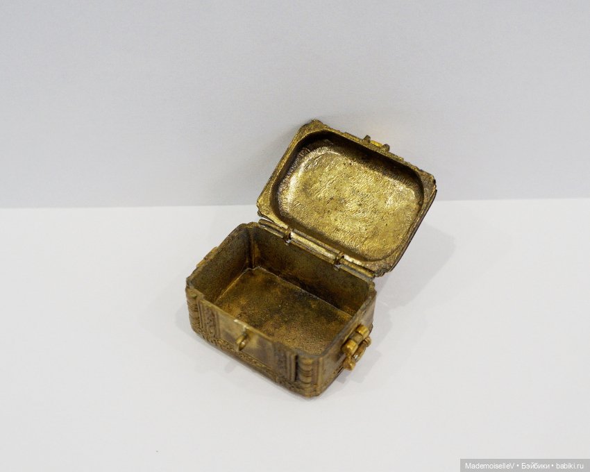Латунный сундучок / ларец / шкатулка (фото 9)