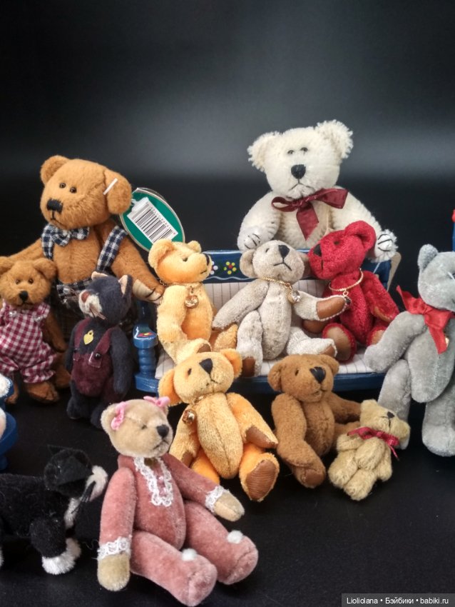 Белоснежный мохеровый медвежонок от Boyds Bears Co. 12 см