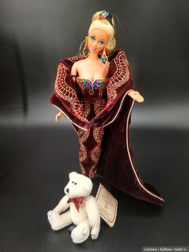 Белоснежный мохеровый медвежонок от Boyds Bears Co. 12 см