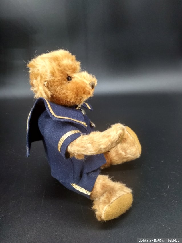 Винтажный медвежонок Матрос от Barbara McConnell. 100% мохер