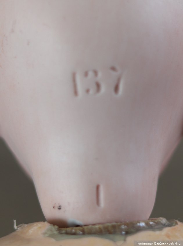 Антикварная ранняя Closed Mouth Pouty Sonneberg Antique Bebe by ABG. 28cm