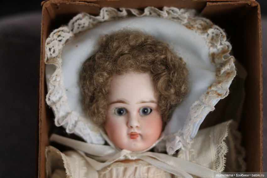 Антикварная ранняя Closed Mouth Pouty Sonneberg Antique Bebe by ABG. 28cm (фото 3)