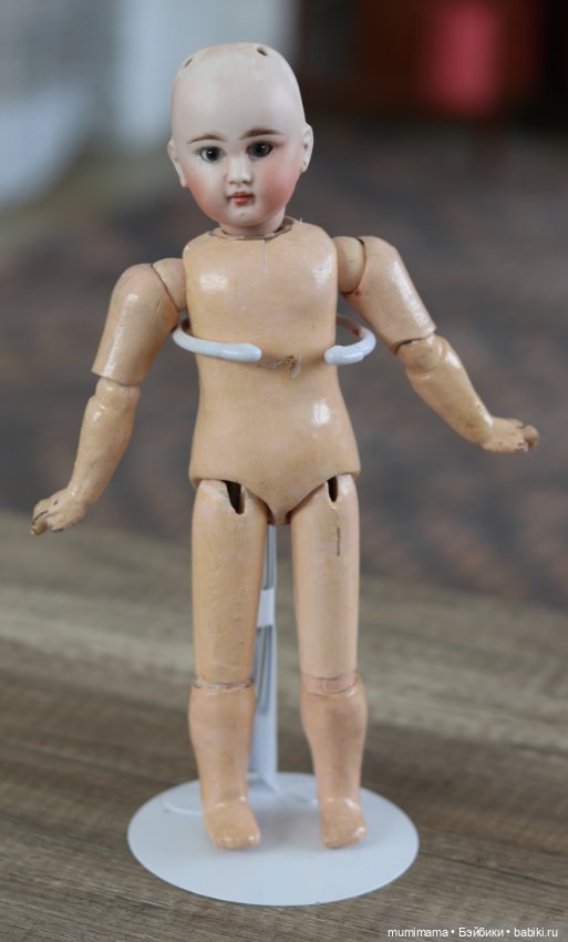 Антикварная ранняя Closed Mouth Pouty Sonneberg Antique Bebe by ABG. 28cm