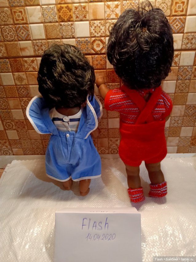 Куклы- мулаточки лотом ГДР (фото 5)