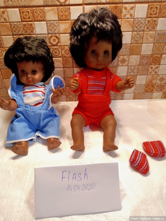 Куклы- мулаточки лотом ГДР (фото 4)