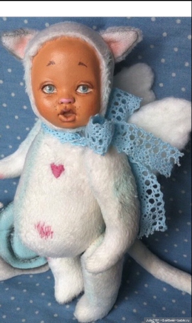 Коллеционная игрушка , Тедди долл Зайка , тедди дол Котик , доллочки (фото 6)