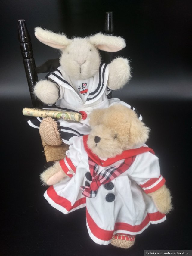 Мишка Muffy Vanderbear в матроске. 1982 год. США