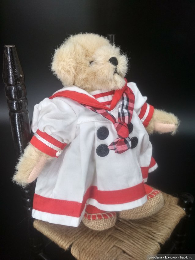 Мишка Muffy Vanderbear в матроске. 1982 год. США (фото 2)