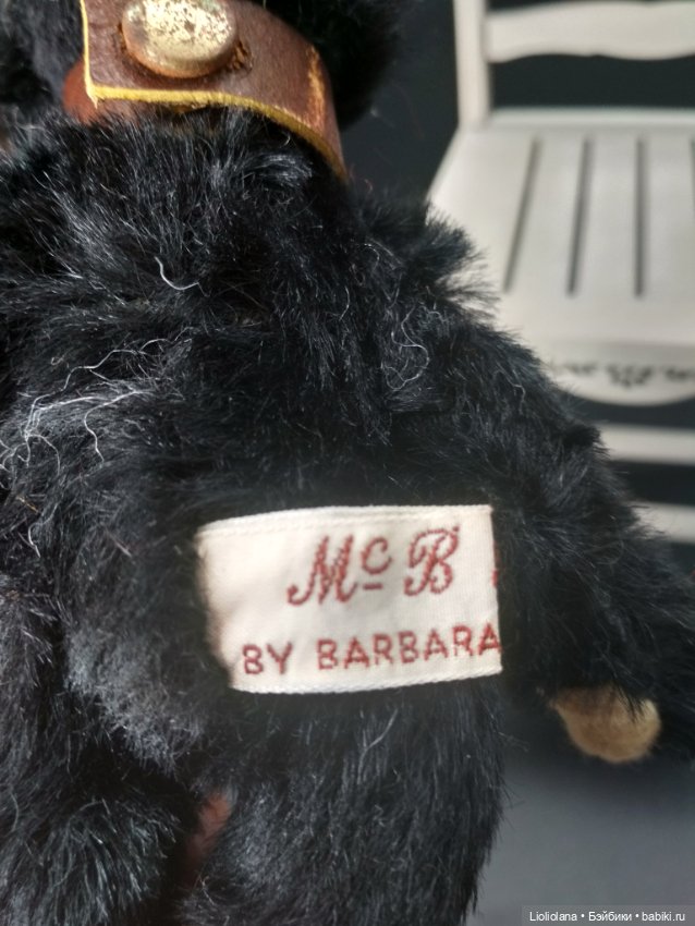 Мишка от Barbara McConnell. 14 см. Мохер 100%