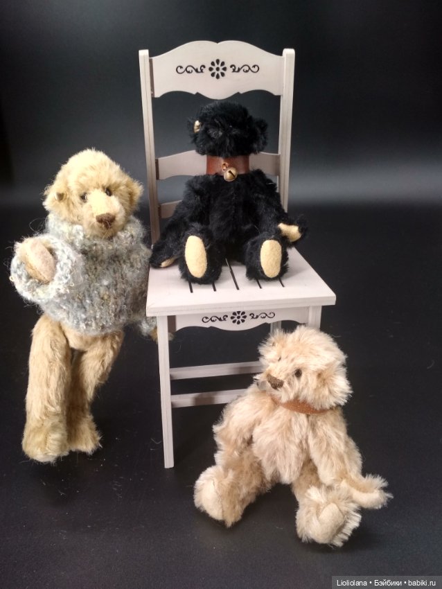 Мишка от Barbara McConnell. 14 см. Мохер 100% (фото 5)