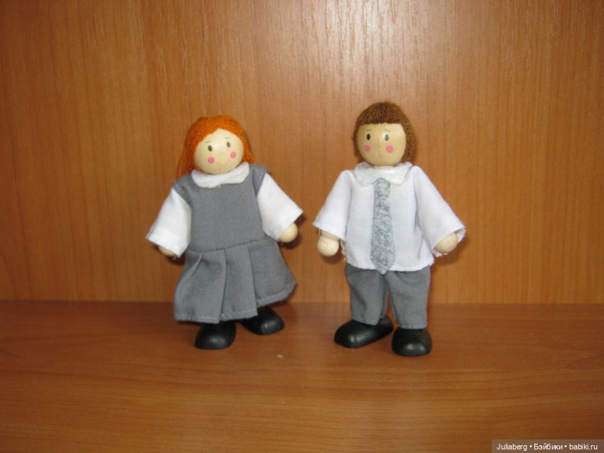 Набор куколок "Дети" (Серия "Розовый кукольный дом") от ELC. Актуально (фото 5)