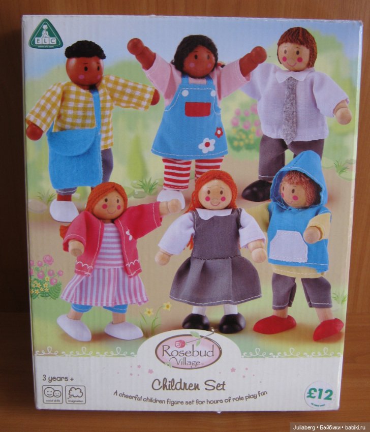 Набор куколок "Дети" (Серия "Розовый кукольный дом") от ELC. Актуально (фото 10)