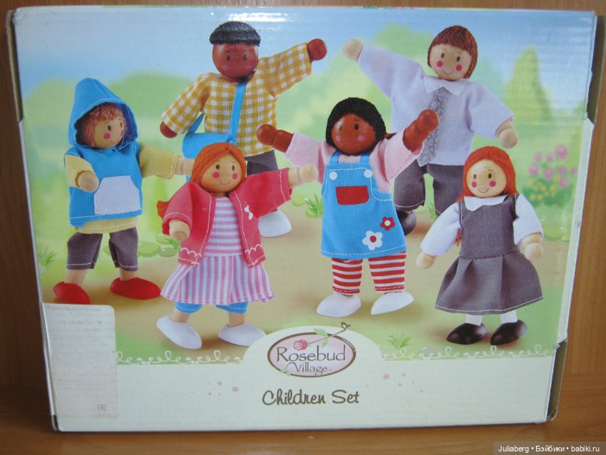 Набор куколок "Дети" (Серия "Розовый кукольный дом") от ELC. Актуально (фото 9)