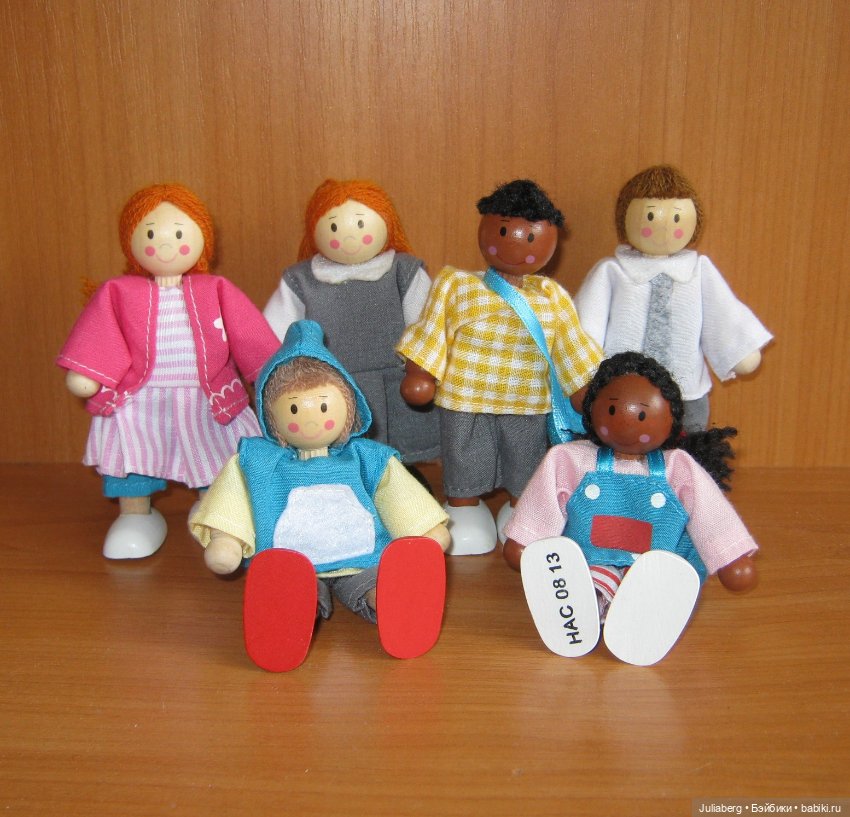 Набор куколок "Дети" (Серия "Розовый кукольный дом") от ELC. Актуально (фото 6)