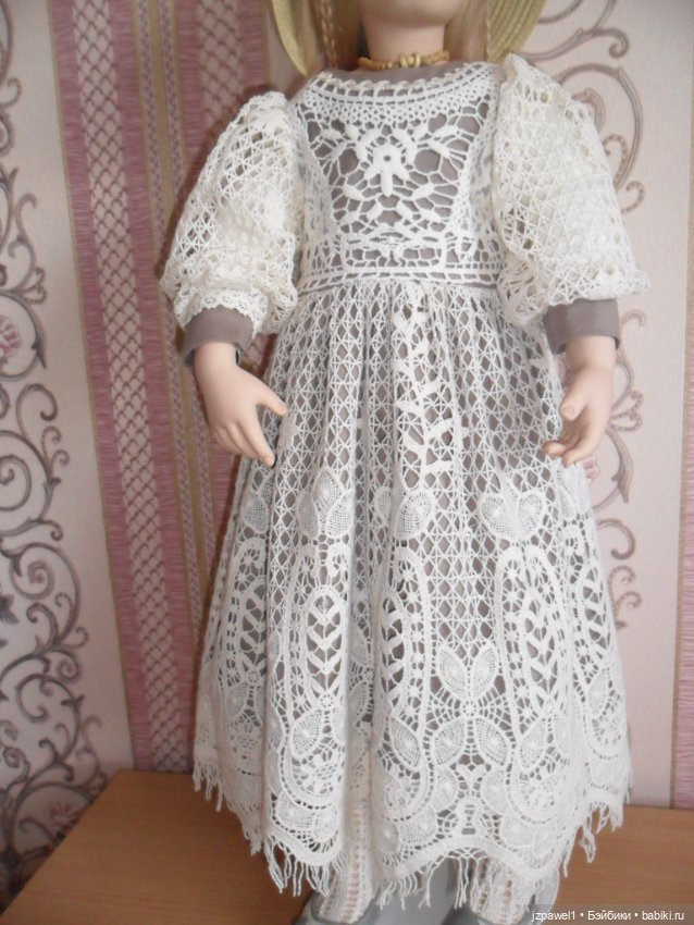 D829 Фарфоровая кукла в викторианском стиле. Винтаж. Alberon. Англия