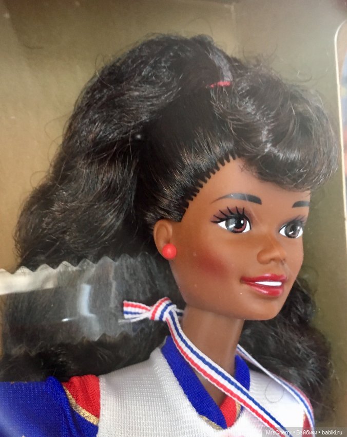 Барби олимпийская гимнастка афро / Olympic gymnast Barbie