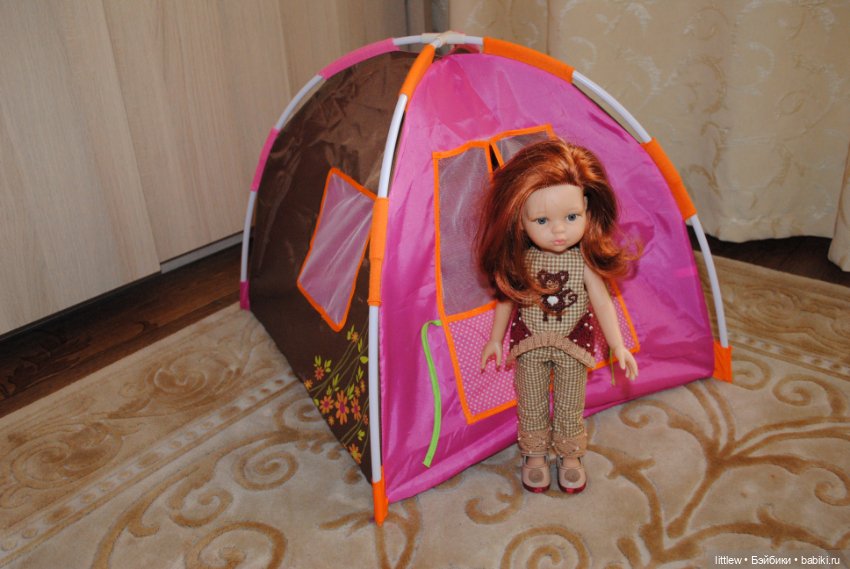 Как сделать палатку для кукол