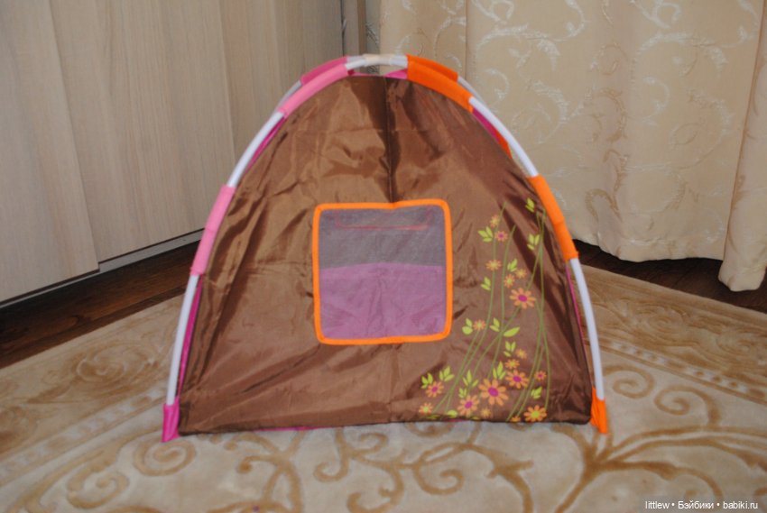 DIY. Как сделать палатку для кукол. How to make a tent for dolls.