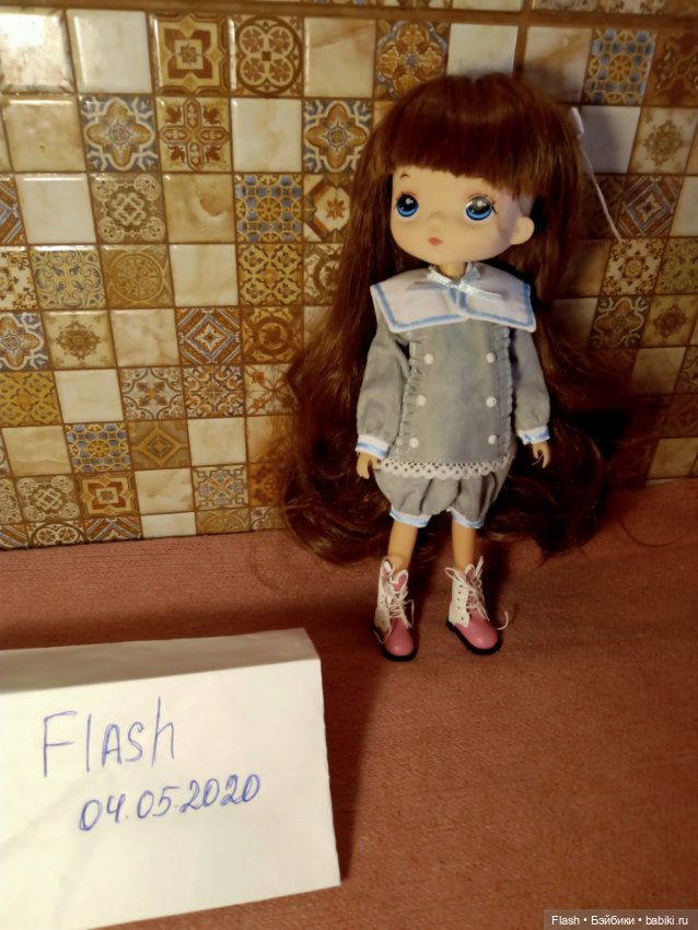 Кукла с каштановым цветом волос типa hola,monst ===