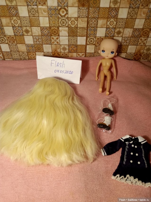 Кукла блондинка в винтажном стиле типa hola,monst= (фото 4)