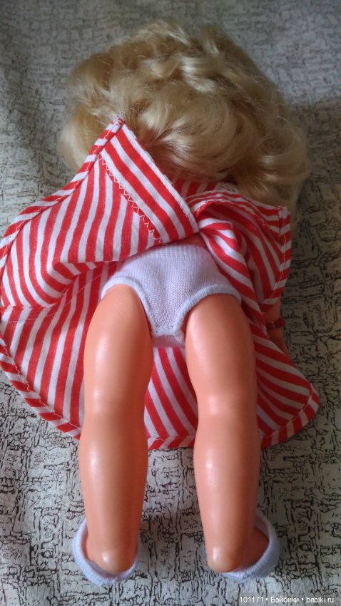 Кукла ГДР 70-80 годов 20 века 30 см Бигги номерная 30 210 (фото 6)