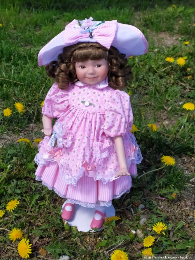 Весна и цветы (244.2) — Фарфоровые куклы (фото 8)