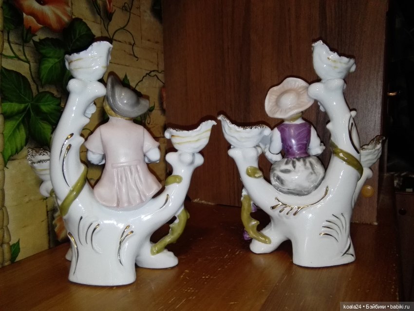 Статуэтки. Подсвечники, пара. Музыканты. Япония (фото 4)