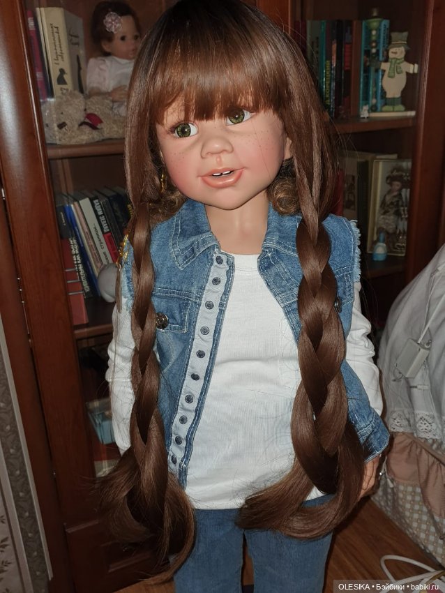 Продается парик - для больших кукол Моники Левениг (фото 3)