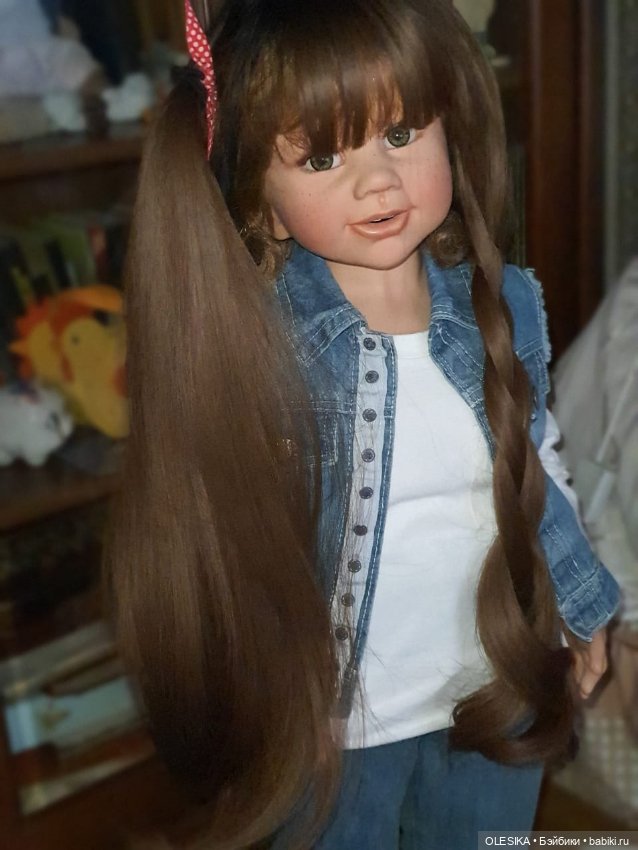 Продается парик - для больших кукол Моники Левениг (фото 4)