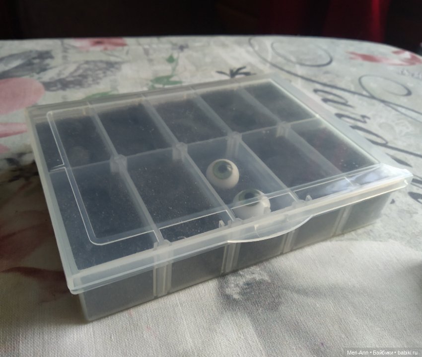 Глазки hand glass craft 14mm и кейс для хранения (фото 4)