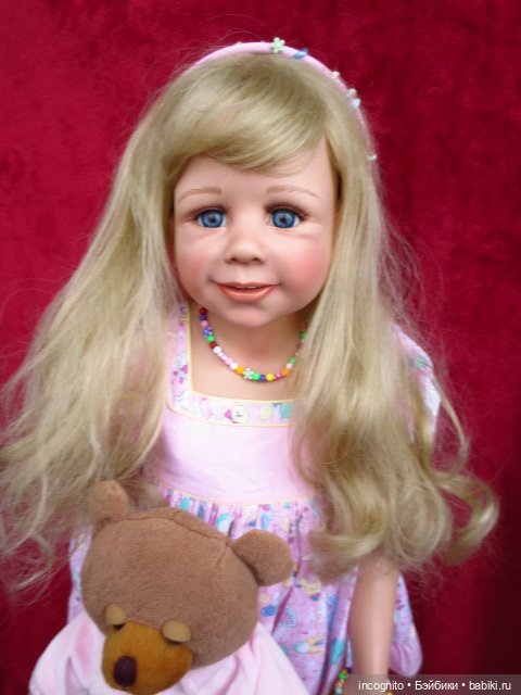Коллекционная кукла Carolin от Monika Levenig (фото 2)