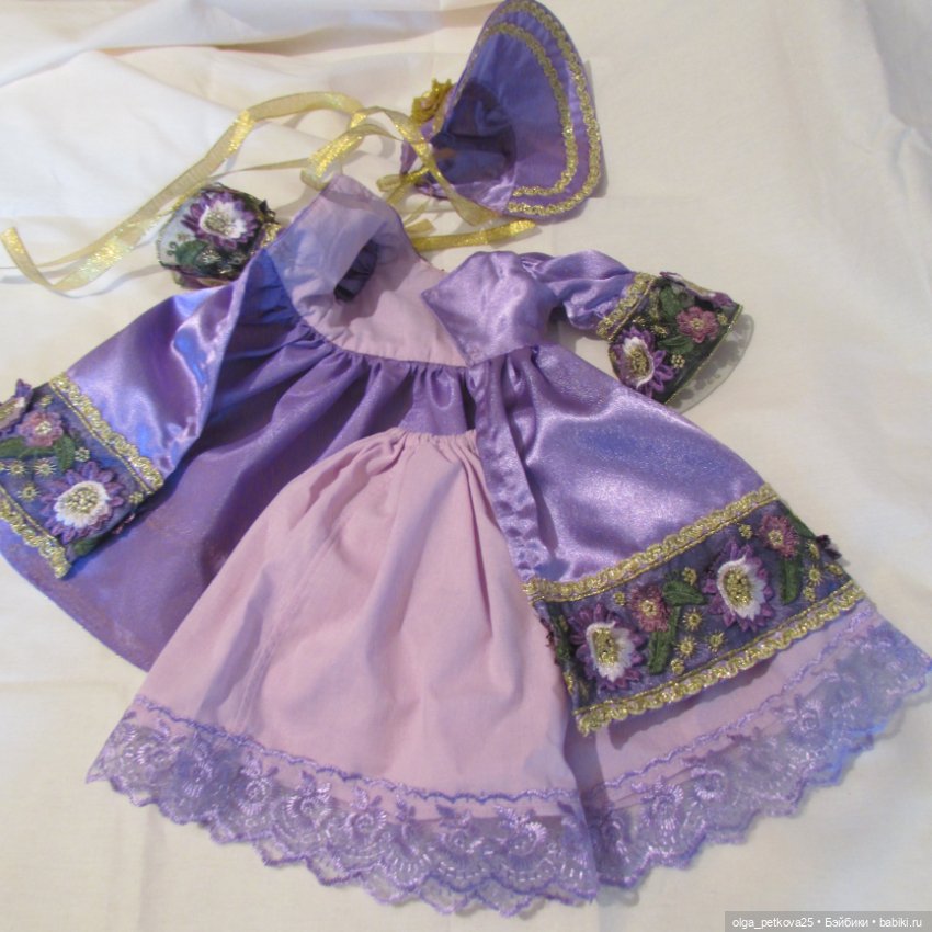 Нарядное платье Для кукол 45-52 см (фото 8)