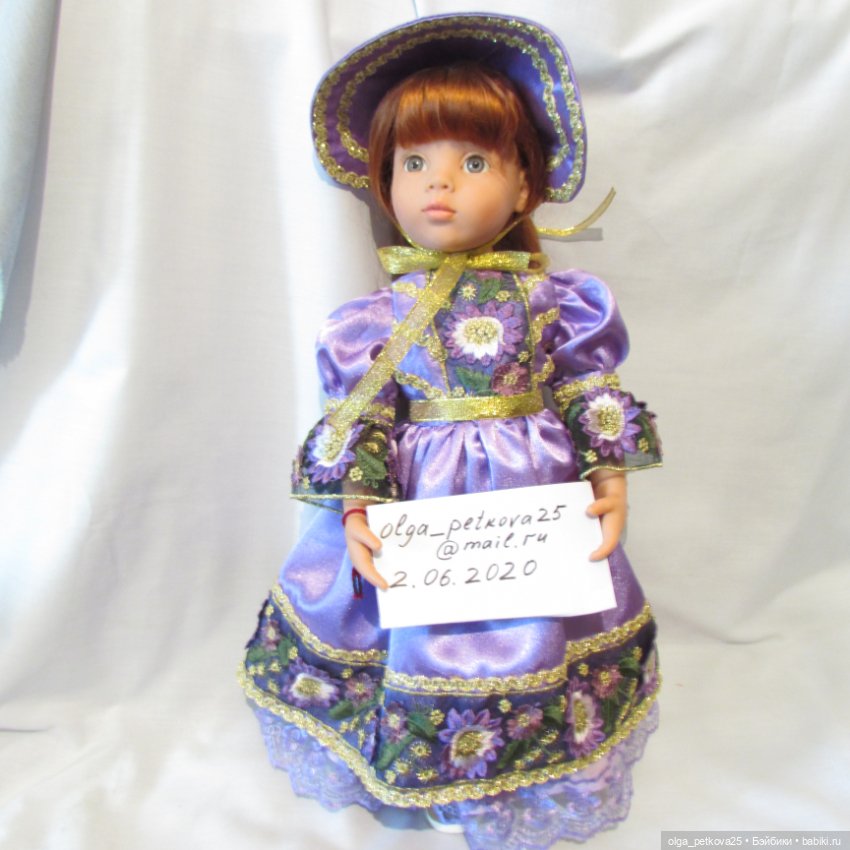 Нарядное платье Для кукол 45-52 см (фото 9)