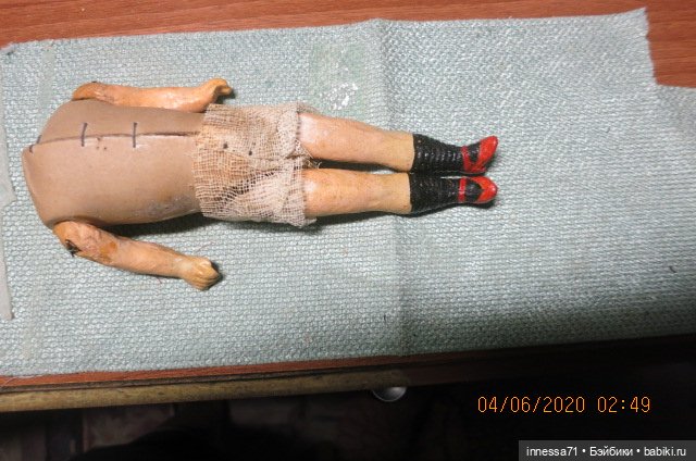 Антикварное примитив-тельце для немецких кукол