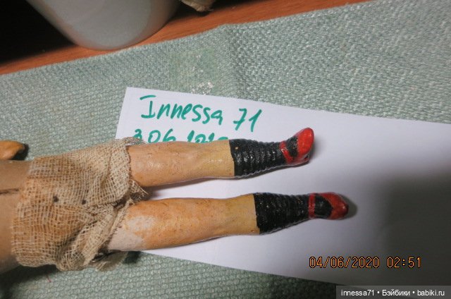 Антикварное примитив-тельце для немецких кукол (фото 9)