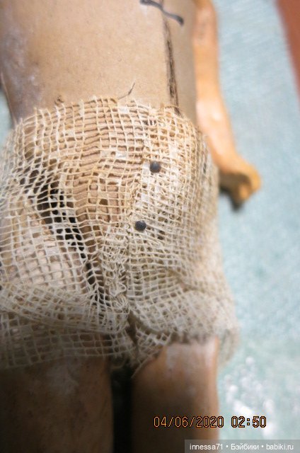 Антикварное примитив-тельце для немецких кукол (фото 6)