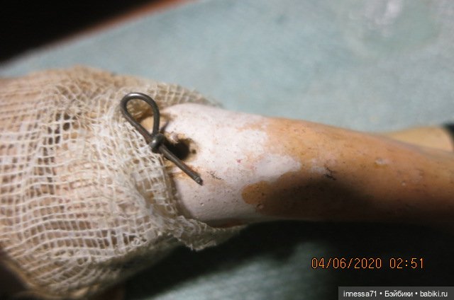 Антикварное примитив-тельце для немецких кукол (фото 8)