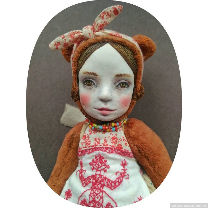 Тедди долл Груня — Авторские куклы